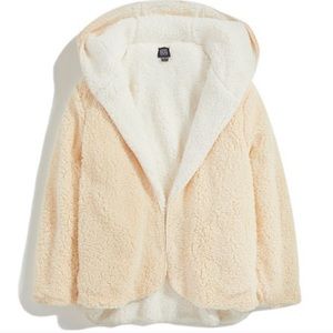 BDG Carmella Reversible Hooded Teddy Jacket
